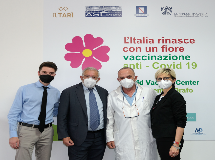 Mondo orafo, Il Tar unico esempio di hub vaccinale in Italia.