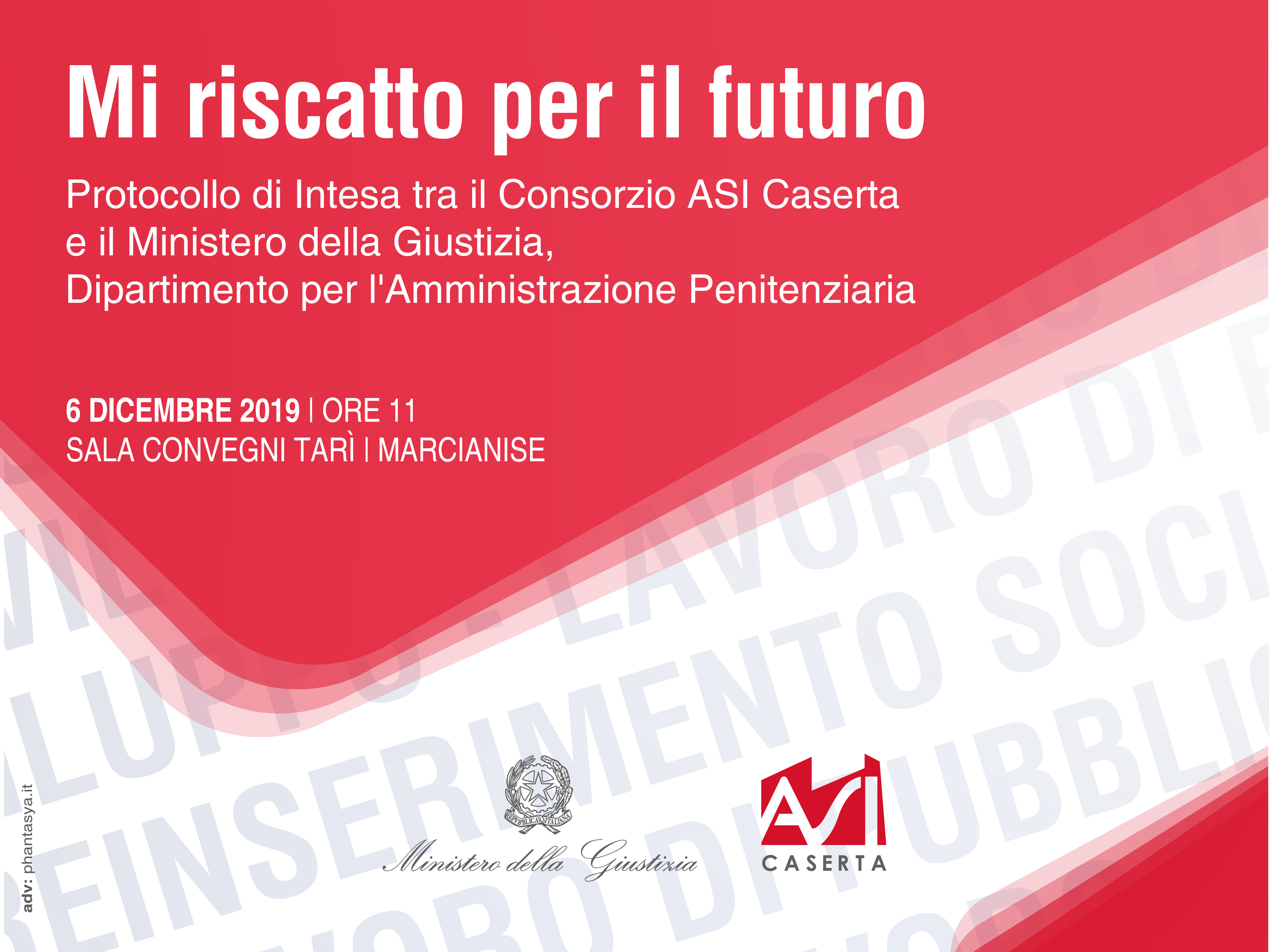 Mi riscatto per il futuro - 6 dicembre 2019