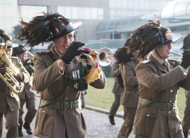 La Fanfara dei Bersaglieri per cominciare in grande la giornata